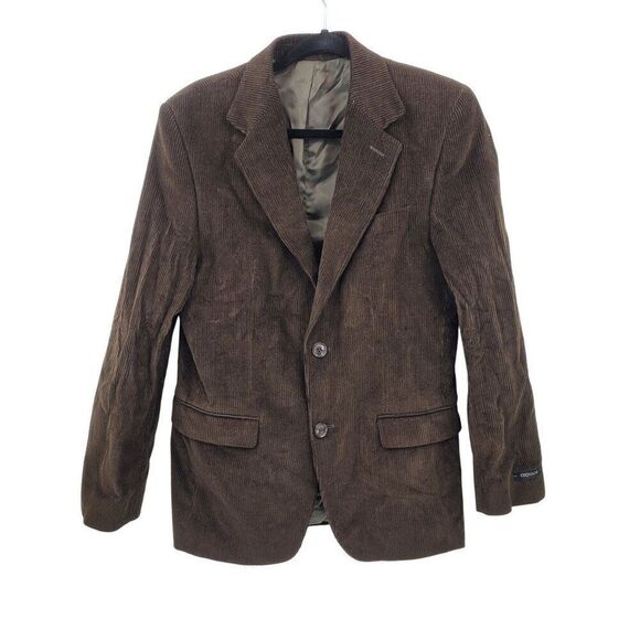 Giovani Mens Regular Fit Corduroy Sports  Jacket 46 Brown Cotton Casual Country - Picture 11 of 11